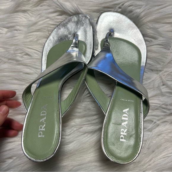 PRADA metallic heels - Picture 7 of 10